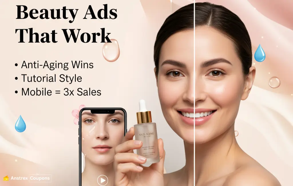 Visuals Beauty Product Native Ads
